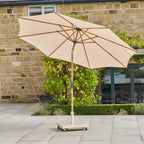 Westminster Halo 3m Round Parasol: Garden Parasol