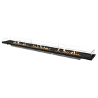 Woodlark EcoSmart Fire Linear 130 clean-burning indoor and outdoor fireplace by Mad Design