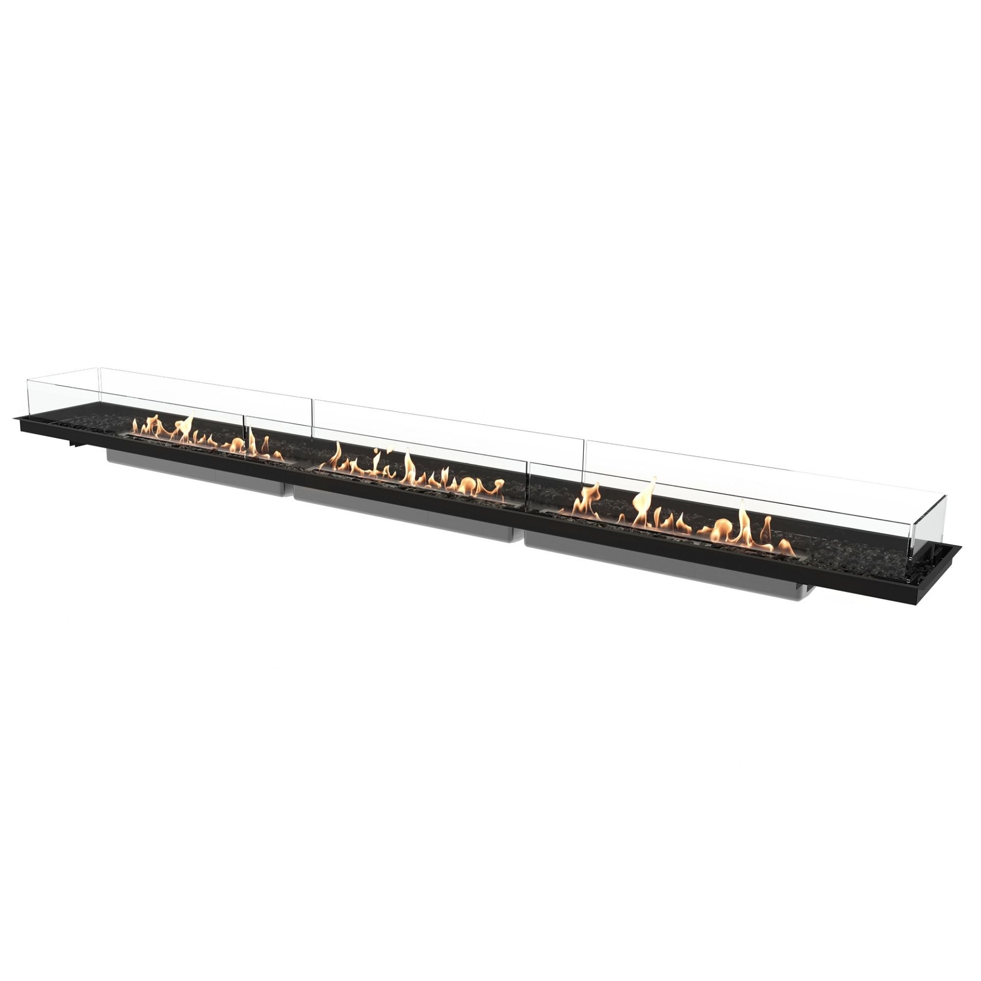 Woodlark EcoSmart Fire Linear 130 clean-burning indoor and outdoor fireplace by Mad Design