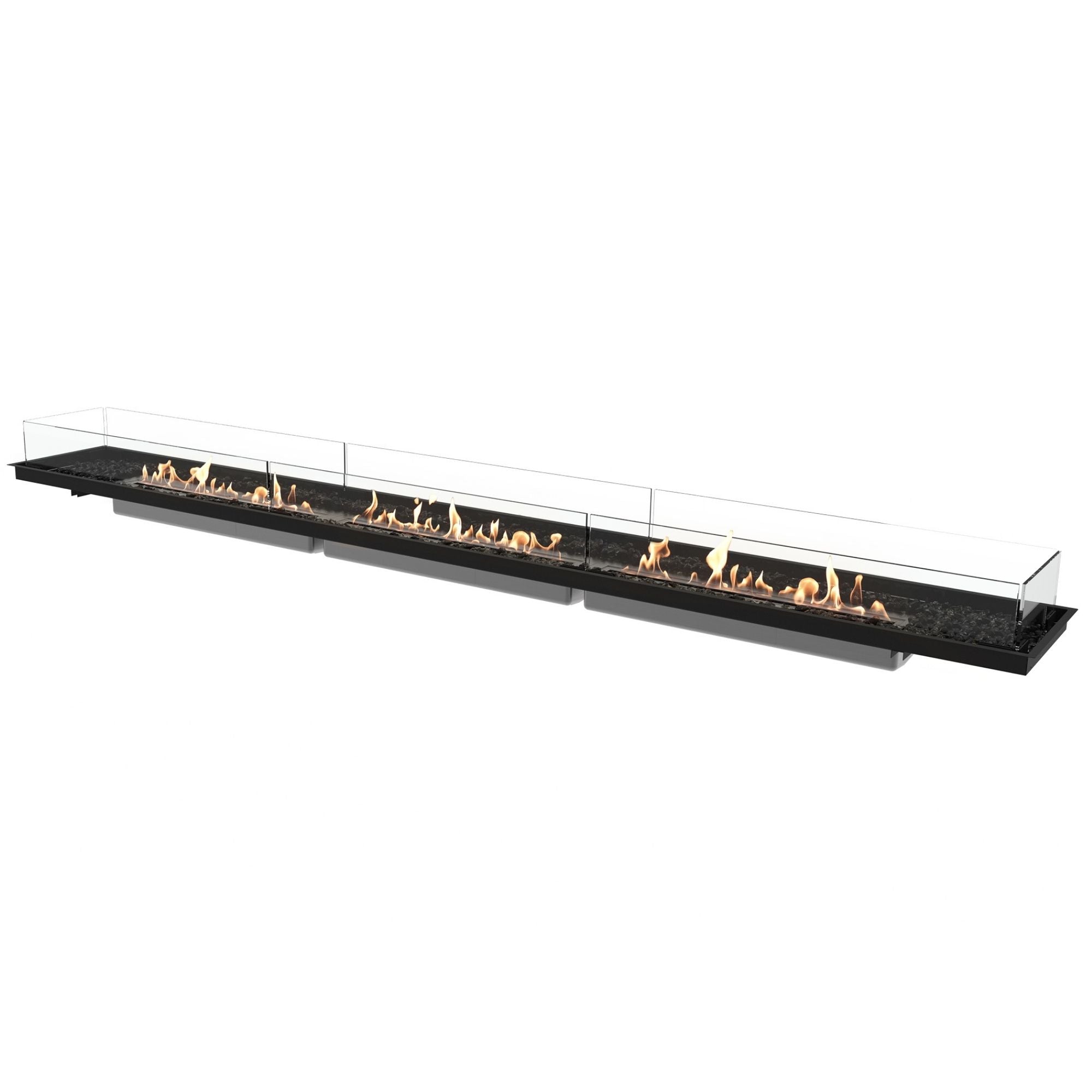 Woodlark EcoSmart Fire Linear 130 clean-burning indoor and outdoor fireplace by Mad Design