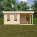 Lulworth 44mm Log Cabin 16x10 Front View