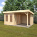 Lulworth 44mm Log Cabin 16x12 Front View