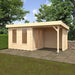 Lulworth 44mm Log Cabin 18x10 Front View