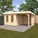 Lulworth 44mm Log Cabin 18x12 Front View