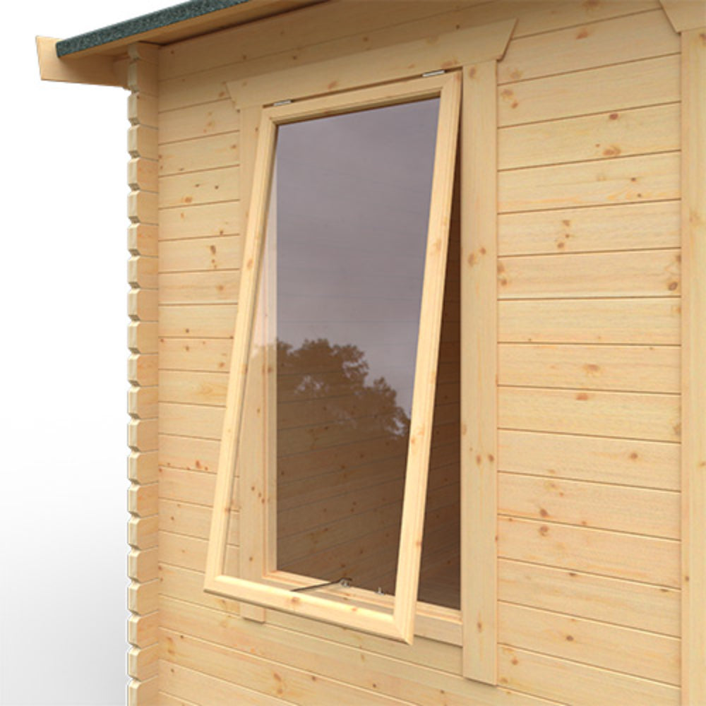 Lulworth 44mm Log Cabin Window Side