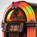 Sound Leisure Dome Top CD Jukebox Dark Oak Front Top View