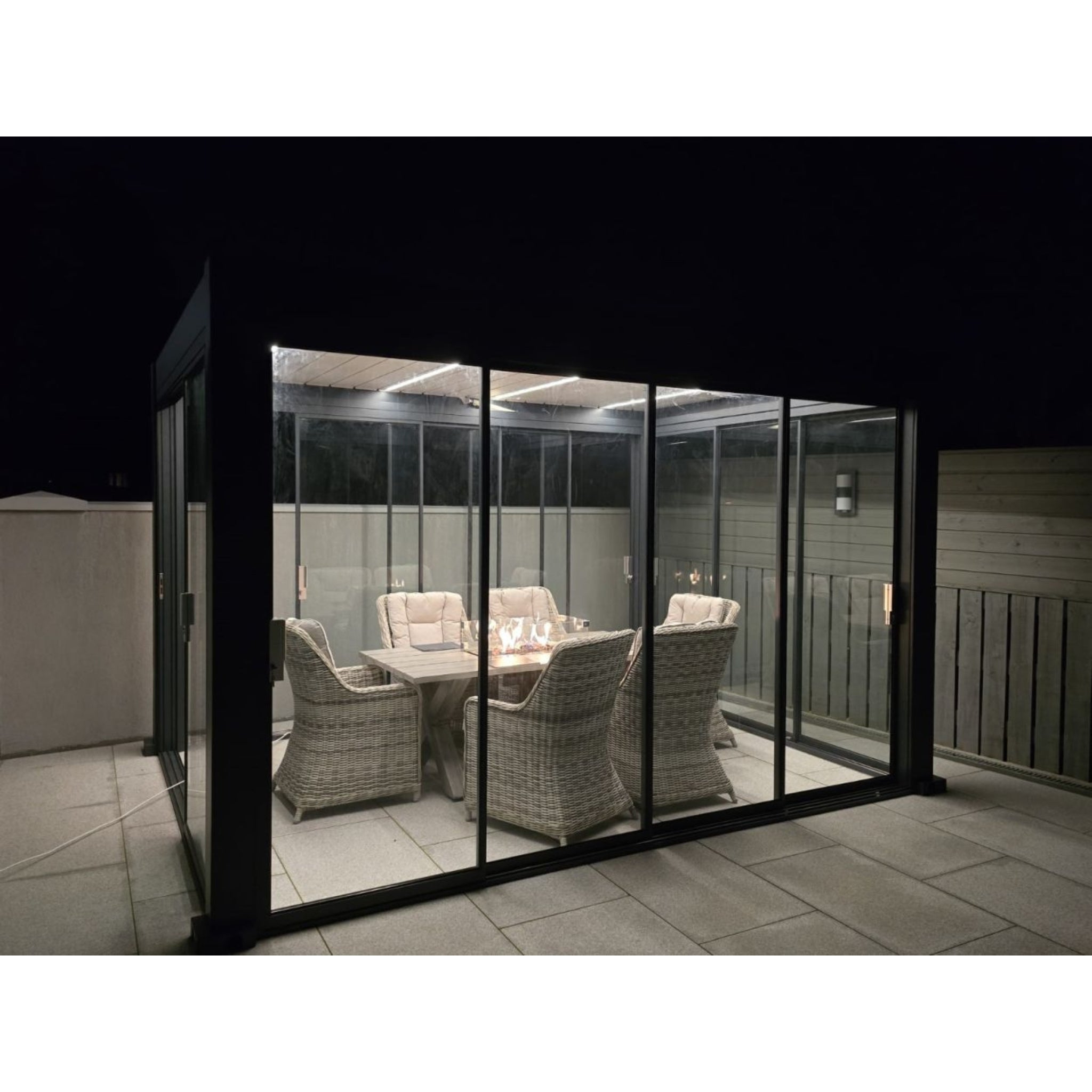 Mirage Motorised Bioclimatic Pergola - (3m x 3m, 4m x 3m, 5m x 3m, 4m x 4m, 5m x 4m, 6m x 4m, 8m x 4m)