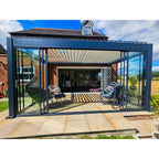 Mirage Motorised Bioclimatic Pergola - (3m x 3m, 4m x 3m, 5m x 3m, 4m x 4m, 5m x 4m, 6m x 4m, 8m x 4m)