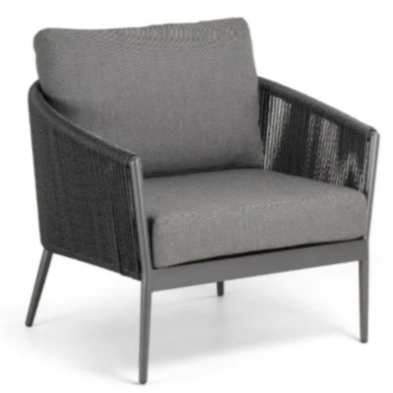 Moon Lounge Armchair Charcoal / Grey