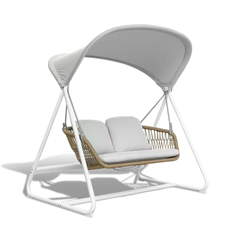 Moon Two Seater Swing Seat White / Ivory