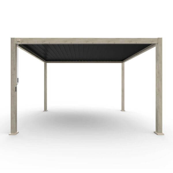 aluminium pergola 4x3 wood