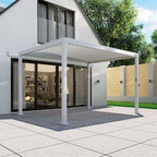 aluminium pergola 4x3 white