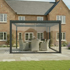 Nova Titan Pergola Glass Sliding Doors Side Panel
