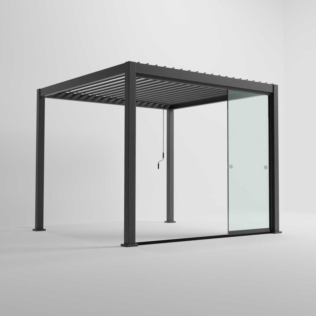 Nova Titan Pergola Glass Sliding Doors Side Panel