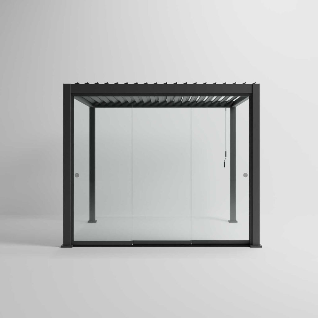 Nova Titan Pergola Glass Sliding Doors Side Panel
