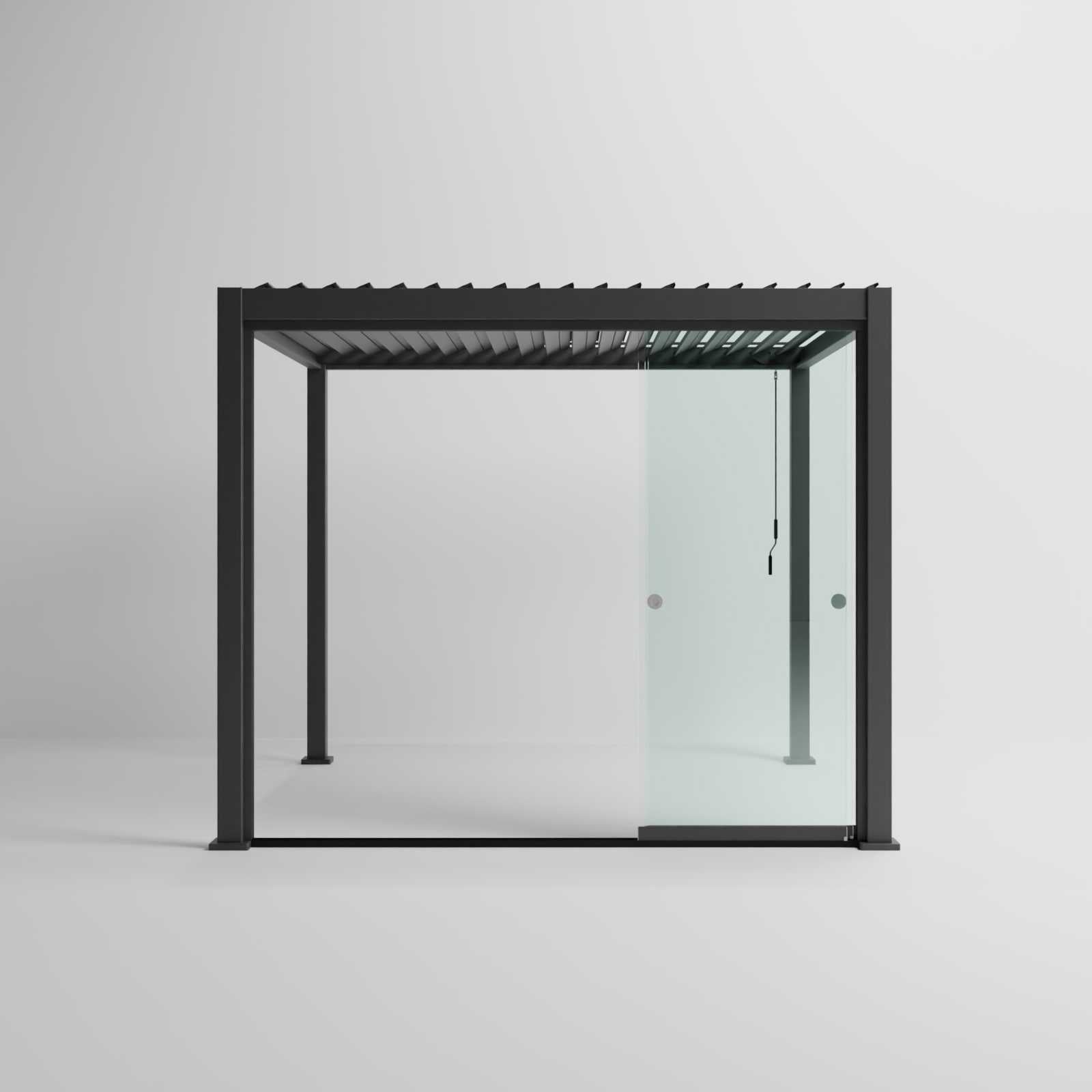 Nova Titan Pergola Glass Sliding Doors Side Panel
