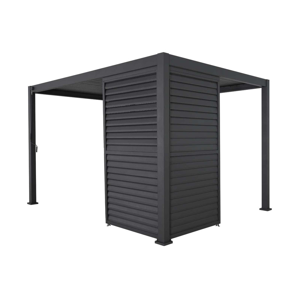 Nova Titan Pergola Solid Wall with Adjustable Louvres Side Panel