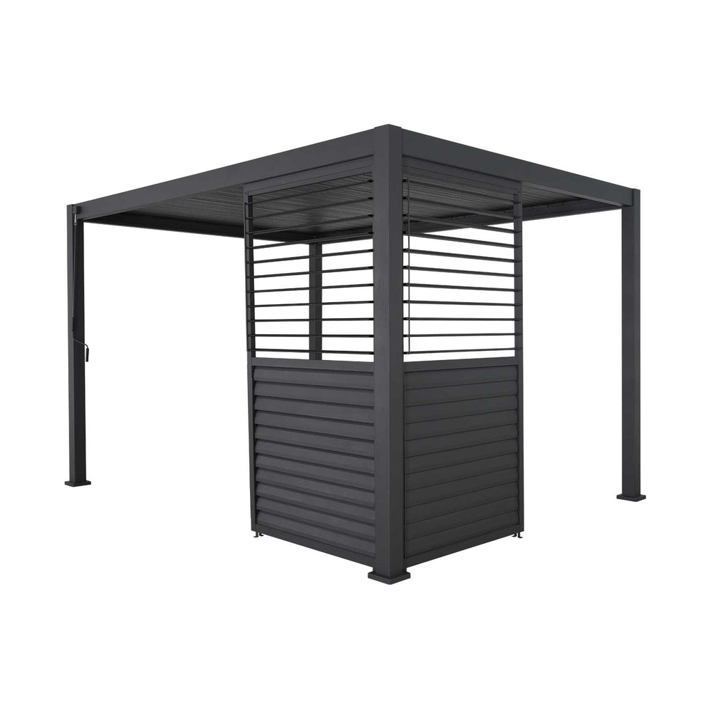 Nova Titan Pergola Solid Wall with Adjustable Louvres Side Panel