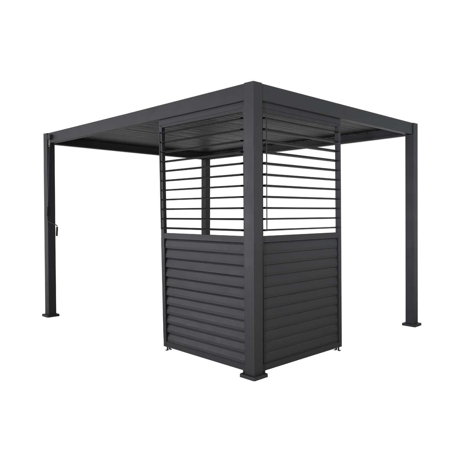 Nova Titan Pergola Solid Wall with Adjustable Louvres Side Panel