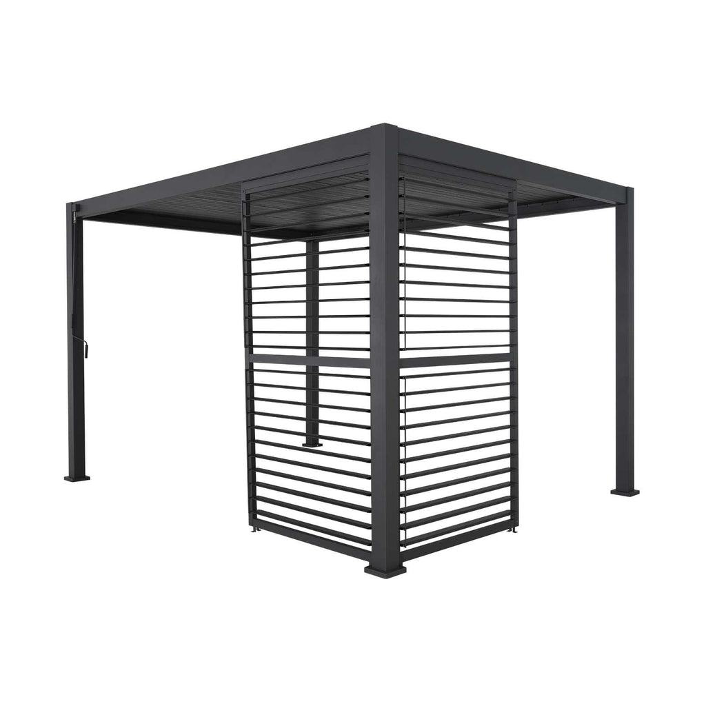 Nova Titan Pergola Solid Wall with Adjustable Louvres Side Panel