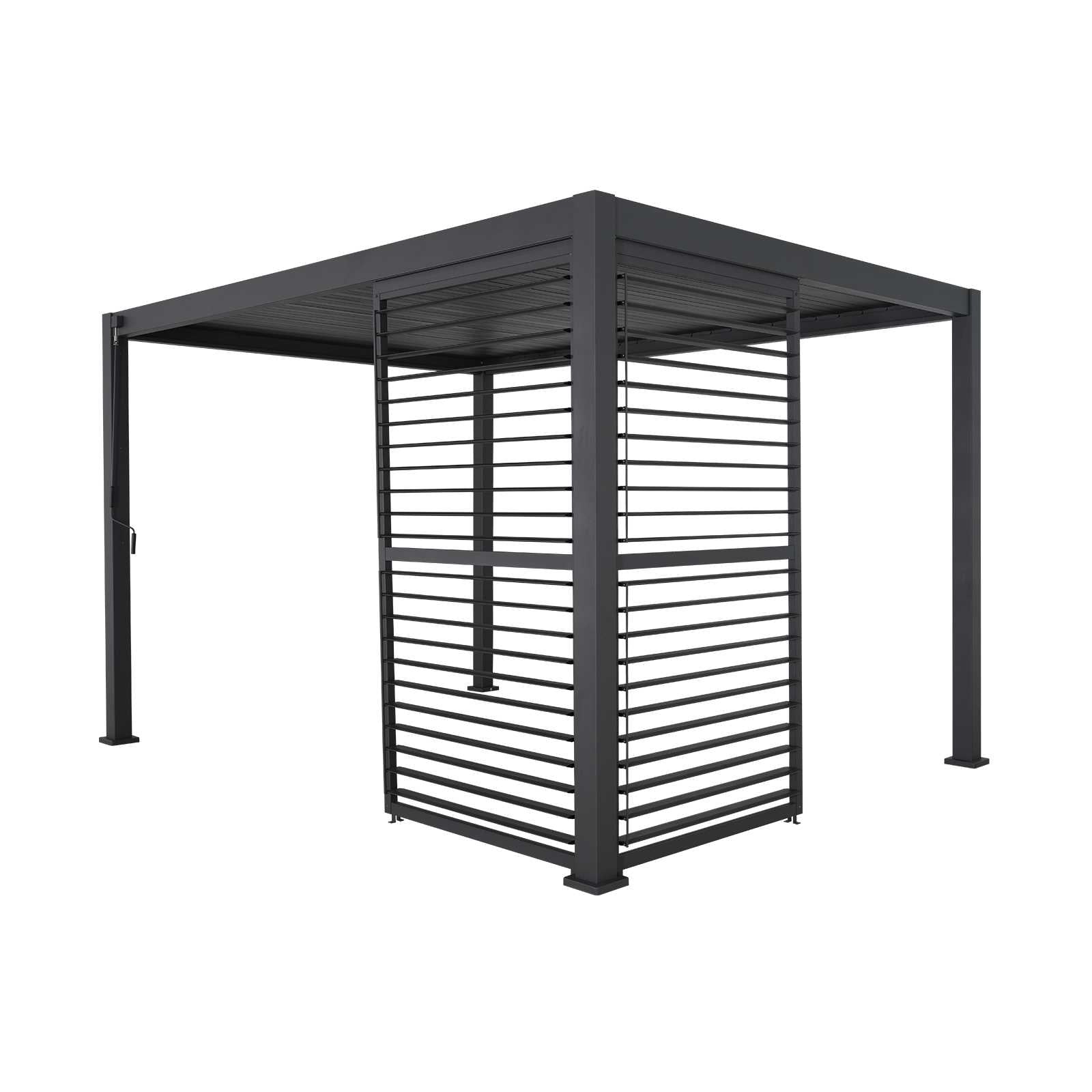 Nova Titan Pergola Solid Wall with Adjustable Louvres Side Panel