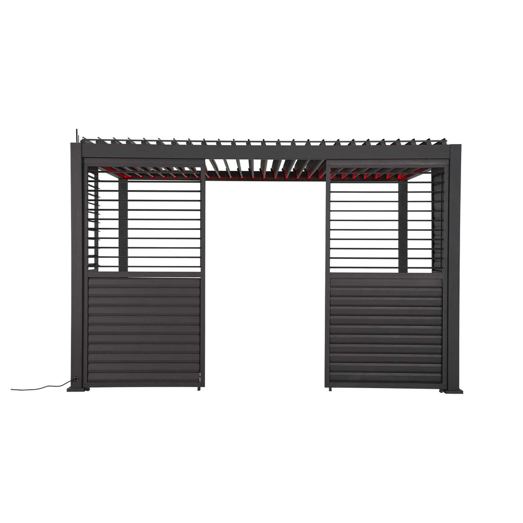 Nova Titan Pergola Solid Wall with Adjustable Louvres Side Panel