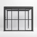 Nova Titan Transparent French Sliding Door System 3m - Front View Closed Door
