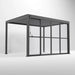 Nova Titan Transparent French Sliding Door System 4m - Front Side View Closed Door