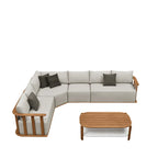 Westminster Pallisad Sofa Set: Corner Sofa Set