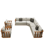 Westminster Pallisad Sofa Set: Corner Sofa Set