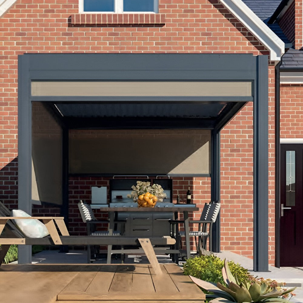 Remanso Automatic Blinds with Dining Table