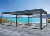Remanso Glass Sides 4m Wide (Set of 4 Doors) with Beach at the Background