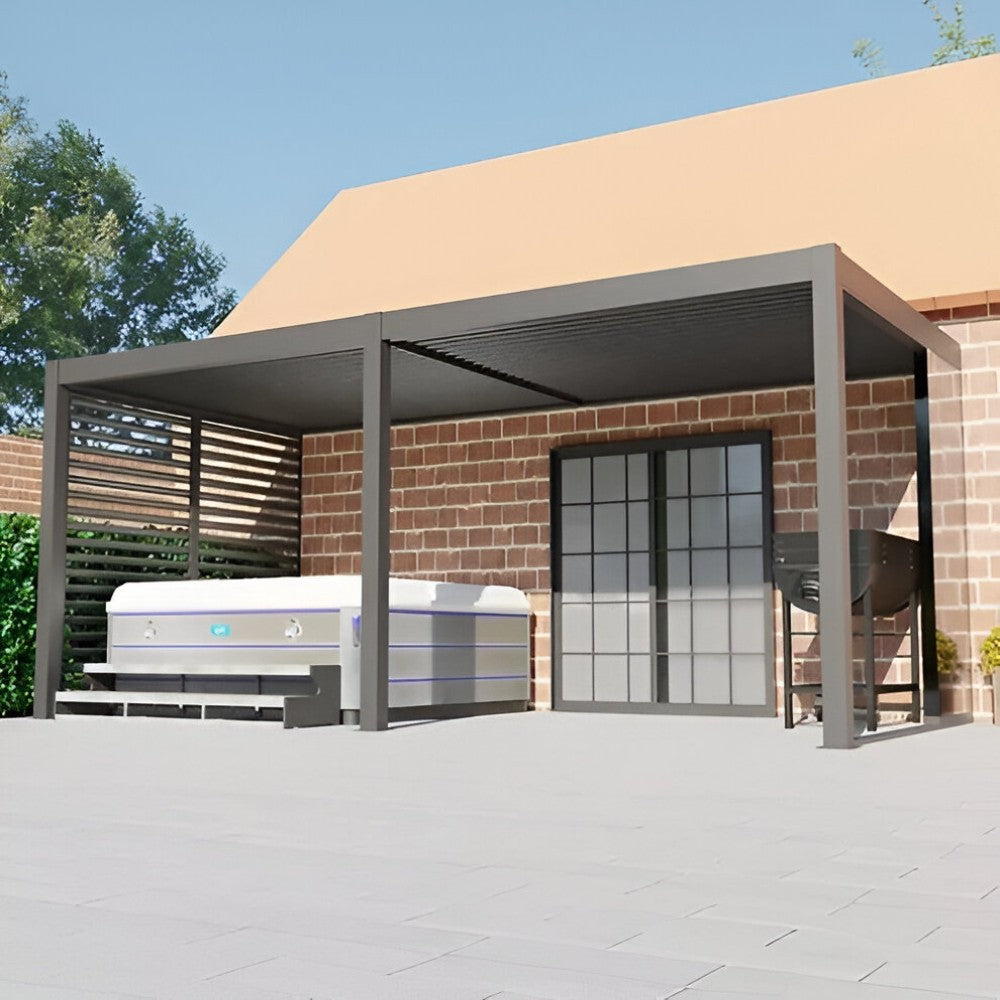 Remanso Luxury Electric Pergola Wall Mounted with Tub