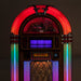 Sound Leisure Dome Top Vinyl Jukebox Lights Detail Front View