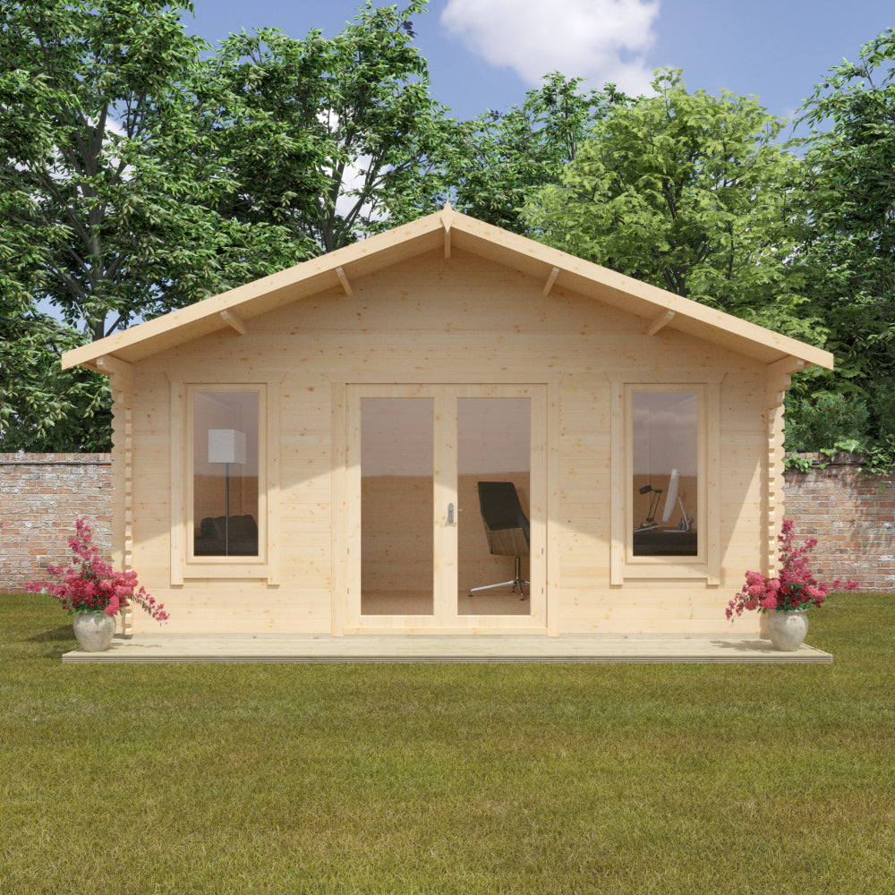 Sutton 44mm Log Cabin Front 12x18