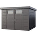 Telluria Eleganto Heavy Duty Steel Shed 3m x 3m Studio Image