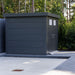 elluria Eleganto Heavy Duty Steel Shed Side View