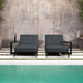 The Arabian Lounger - Aluminium Frame Sun Lounger - Beside the Pool, Lifestyle Image