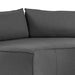 Westminster Cosy Curved Sofa Details Closeup - Slate Natte