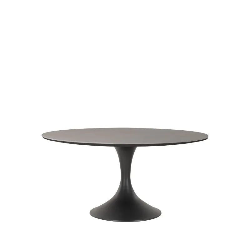 Westminster Cosy Dining Set - Round / Sphere Table 160cm Diameter, Charcoal / Grey Colour