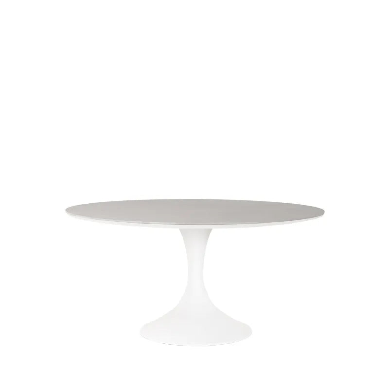Westminster Cosy Dining Set - Round / Sphere Table 160cm Diameter, White / Stone Colour