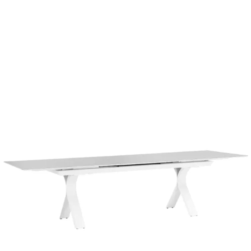 Westminster Linear Table 300cm x 100cm White / Stone