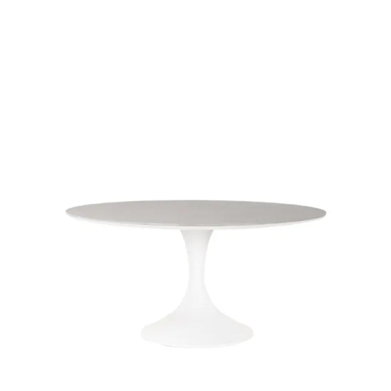 Westminster Lunar Dining Set - Round 160cm Sphere Table White / Stone Studio Image