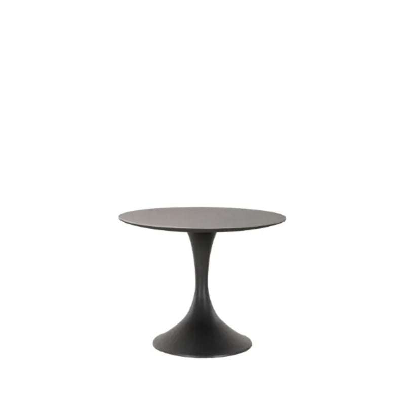 Westminster Lunar Dining Set - Round 90cm Sphere Table Charcoal / Mid Gray