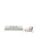 Westminster Lunar Sofa Set - 4 Seater, 1 Lounge Chair  White / Ivory Colour, Studio Image