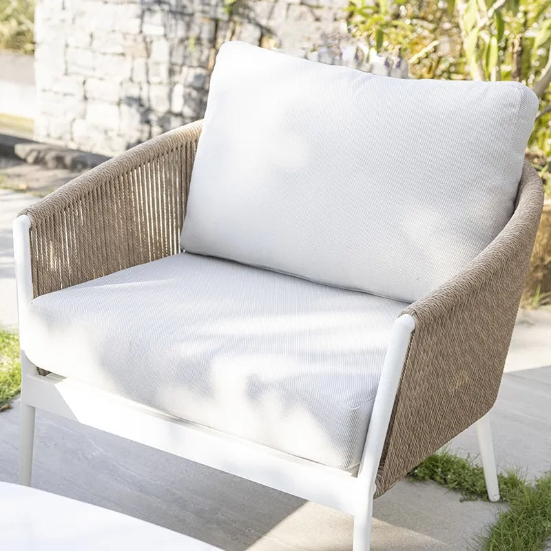 Westminster Moon Armchair White / Ivory Colour Full View Image