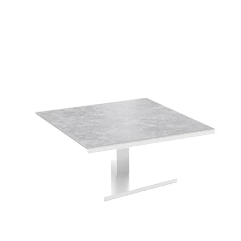 Westminster Moon Square 90cm x 90cm Table White / Stone