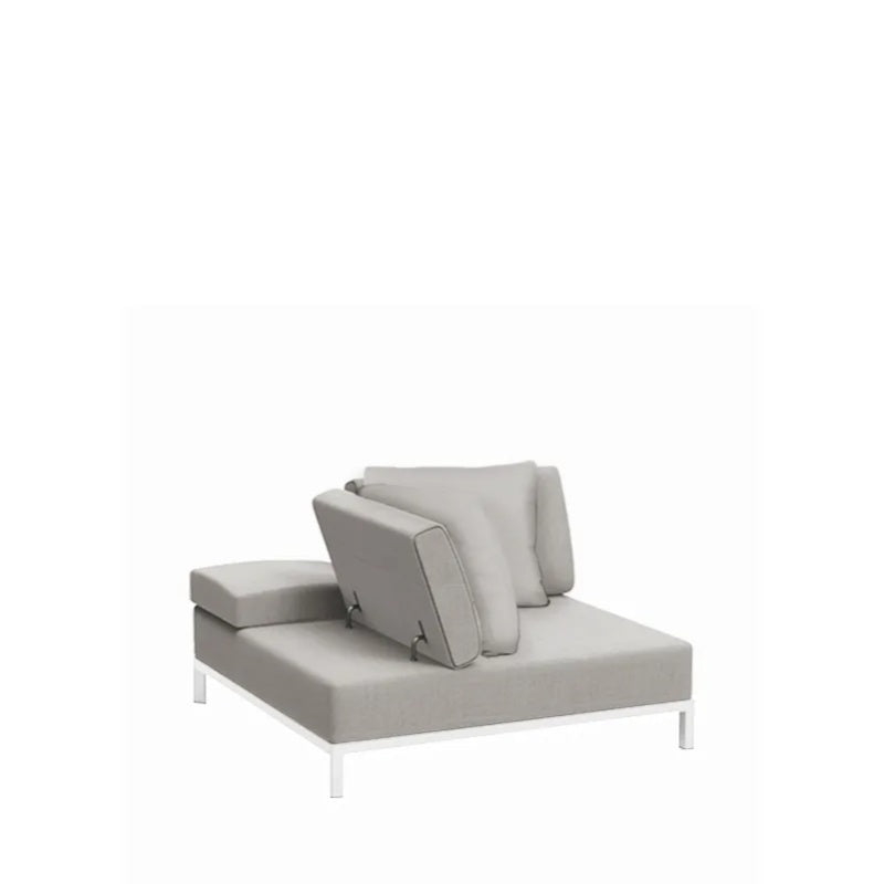 Westminster Motion Fabric Corner Sofa - White / Ivory Colour, Studio Image