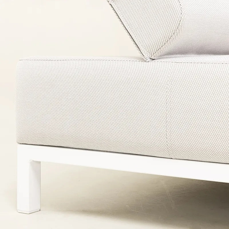 Westminster Motion Fabric Left and Right Sofa White / Ivory Colour Details