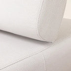 Westminster Motion Fabric Left and Right Sofa White / Ivory Colour Details Close-up View